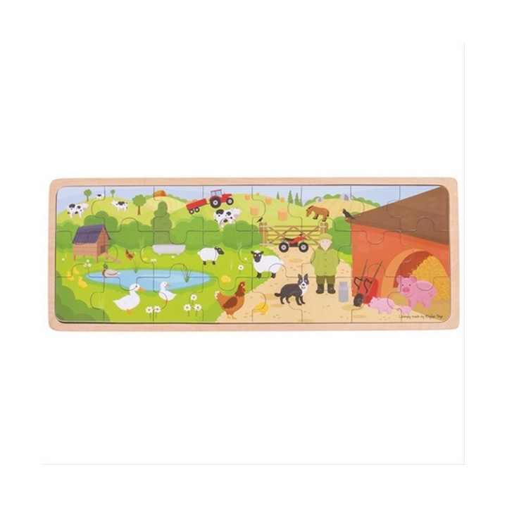 Bigjigs Toys puzzle - Na farmě