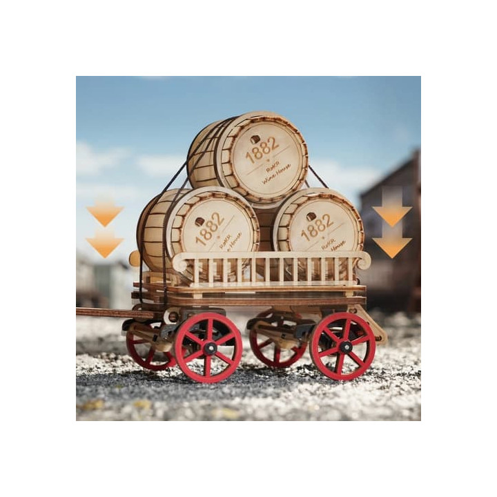 RoboTime 3D mechanická skládačka Parní stroj