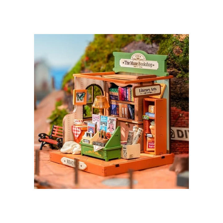 RoboTime Miniatura domečku Knihkupectví