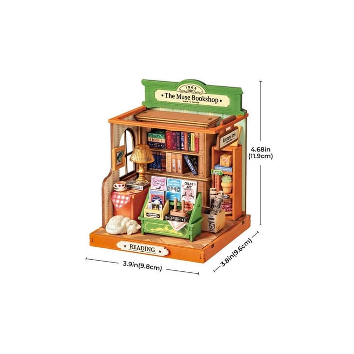 RoboTime Miniatura domečku Knihkupectví