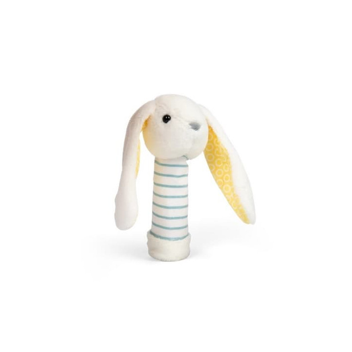 Bigjigs Toys Plyšové chrastítko Králík