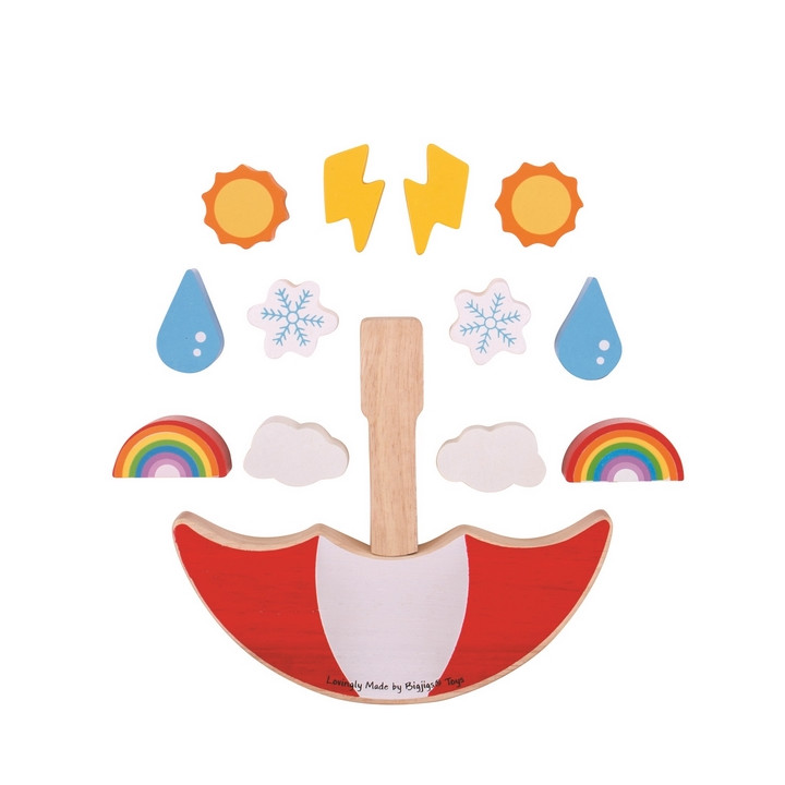 Bigjigs Toys Balanční hra Počasí