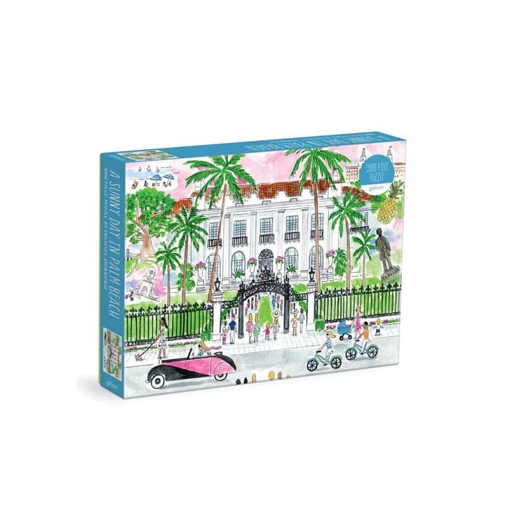 Galison Puzzle Slunečný den v Palm Beach 1000 dílků