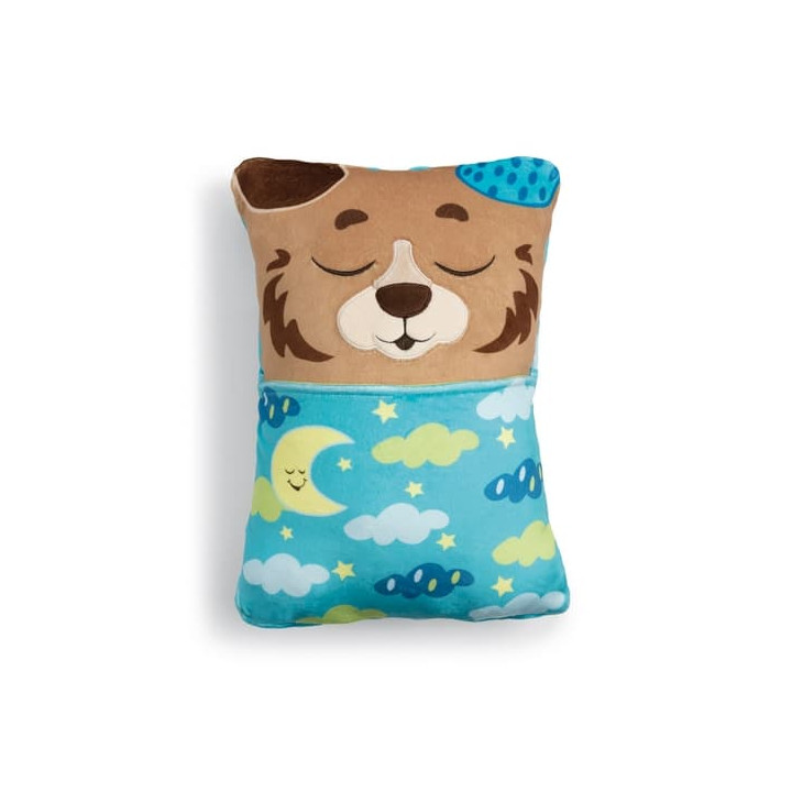 NICI Cosidoos plyš Medvěd oboustranný motiv 30x20cm