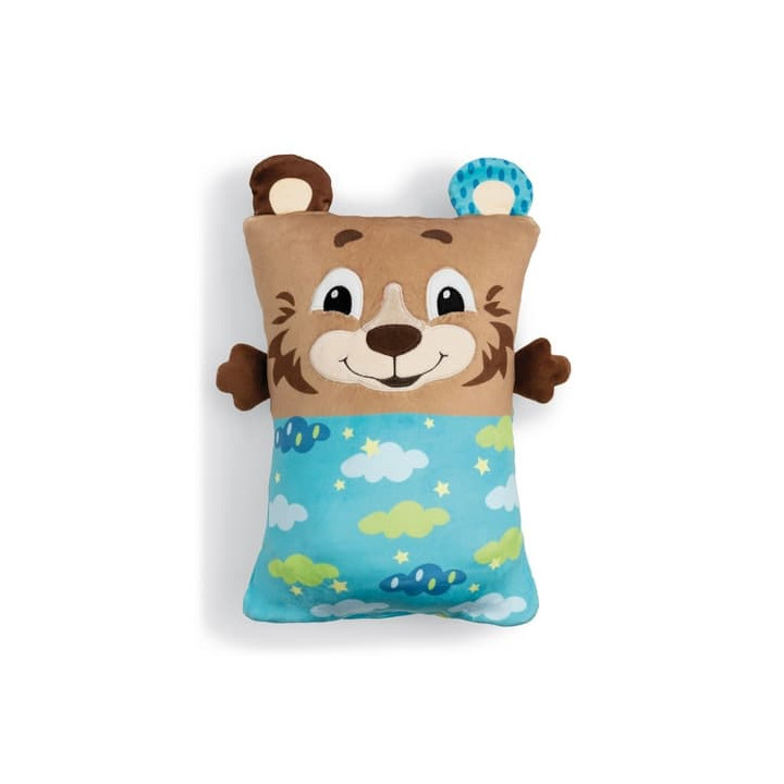 NICI Cosidoos plyš Medvěd oboustranný motiv 30x20cm