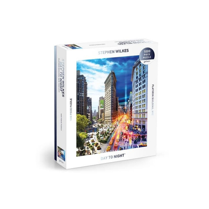 Galison Puzzle Flatiron Day to Night™ Stephen Wilkes 1000 dílků