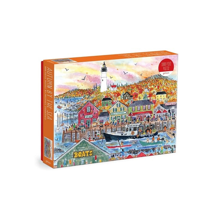 Galison Puzzle Podzim u moře 1000 dílků