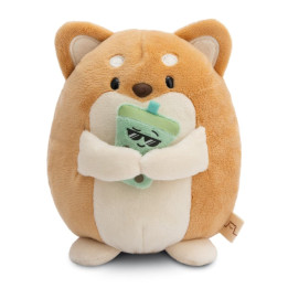 NICI plyš MyMochi Pejsek Hiro 16cm s bubble tea v dárkovém balení,11x12x6,5cm