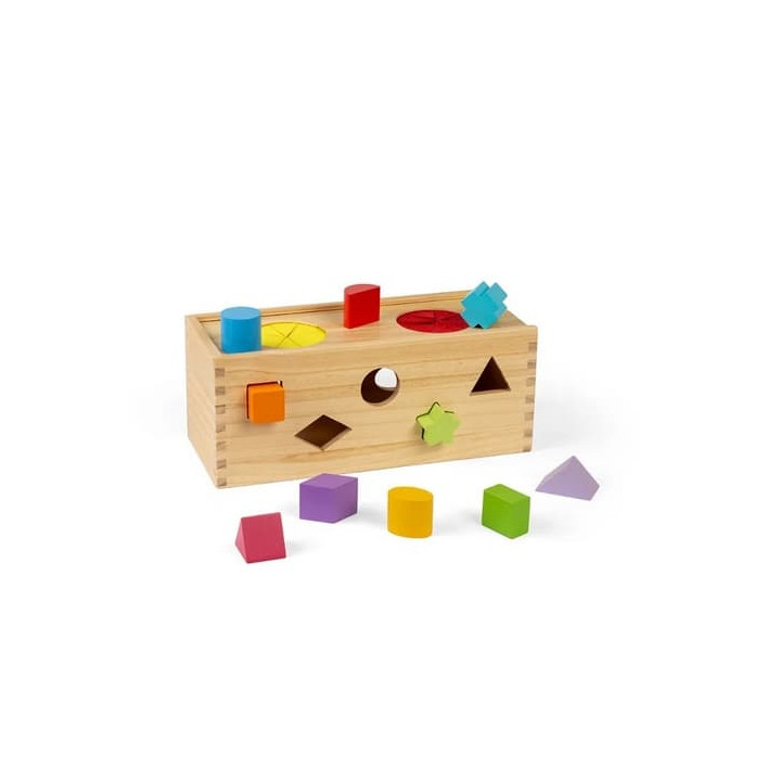 Bigjigs Toys Vkládání a třídění Tajemná krabička