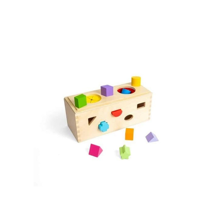 Bigjigs Toys Vkládání a třídění Tajemná krabička