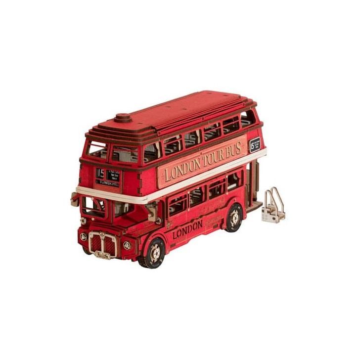 RoboTime 3D dřevěná skládačka Londýnský double-decker