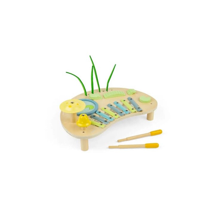Bigjigs Toys Hudební stoleček Džungle