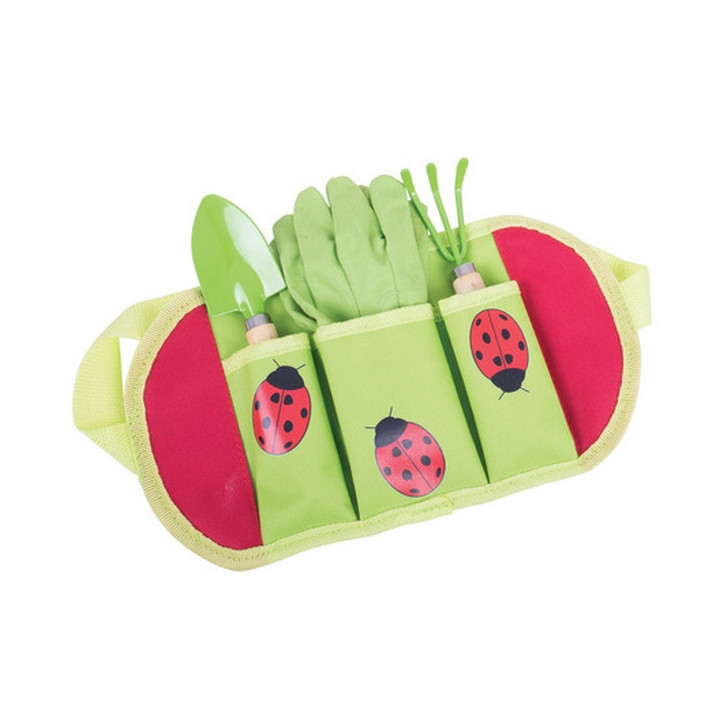 Bigjigs Toys Zahradní nářadí Beruška
