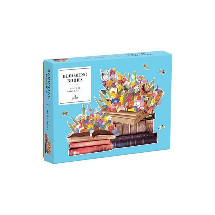 Galison Puzzle Kvetoucí knihy 750 dílků