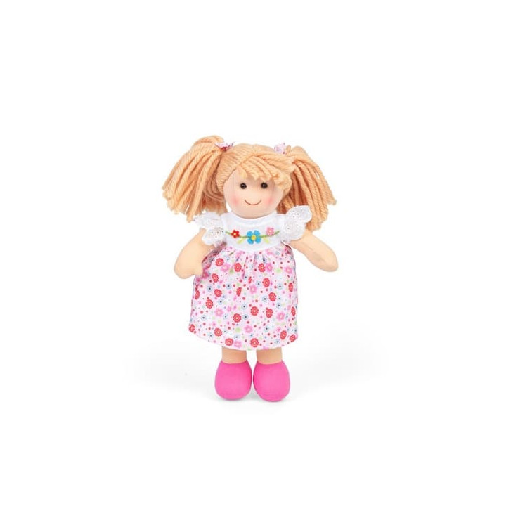 Bigjigs Toys Látková panenka Georgia - malá 25 cm
