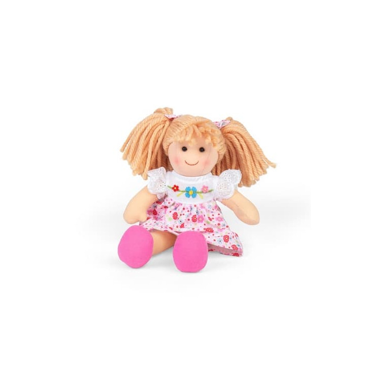 Bigjigs Toys Látková panenka Georgia - malá 25 cm