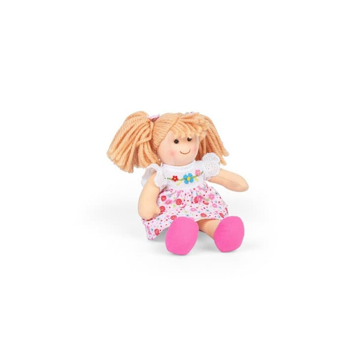 Bigjigs Toys Látková panenka Georgia - malá 25 cm