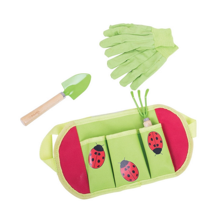 Bigjigs Toys Zahradní nářadí Beruška