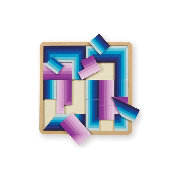 Galison Dřevěné puzzle Jonathan Adler Nekonečno 22 dílků