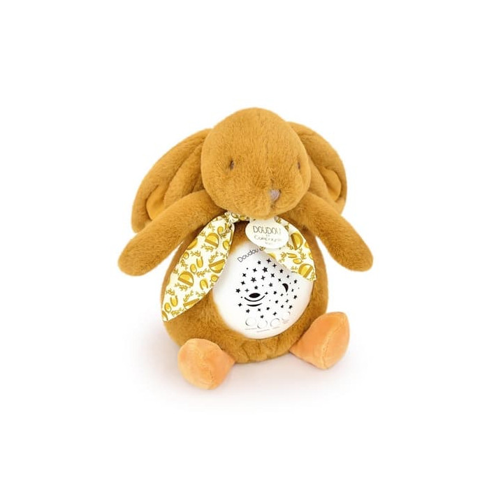 Doudou Hrací skříňka s projekcí Králíček hnědý