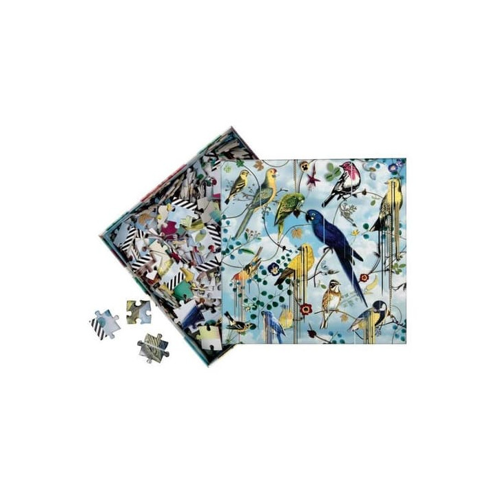 Galison Oboustranné puzzle Ptačí symfonie 250 dílků