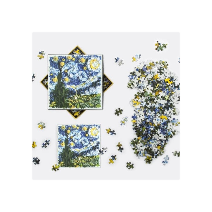 Galison Puzzle Hvězdná noc z okvětních lístků 500 dílků