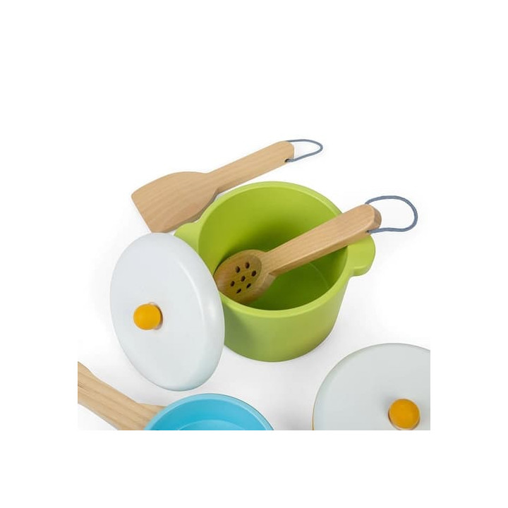 Bigjigs Toys Sada nádobí 7 dílů