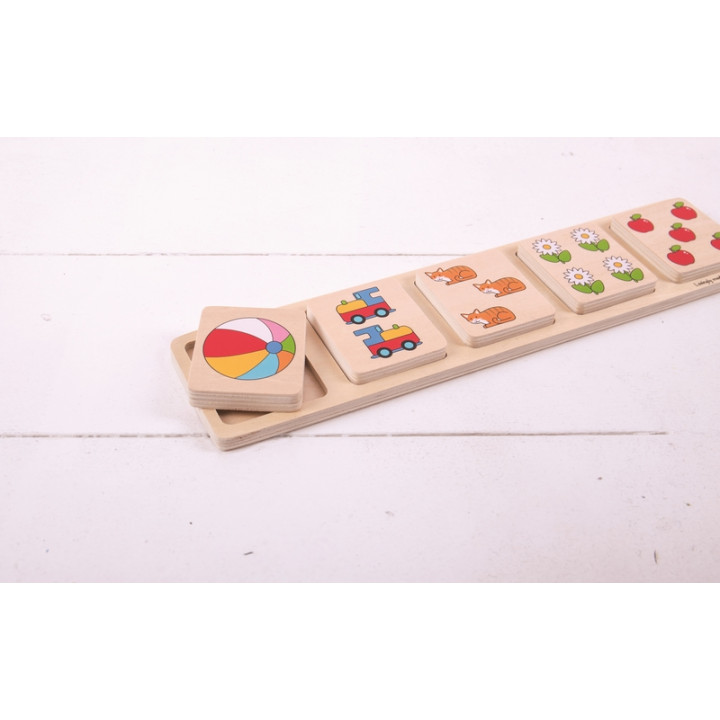 Bigjigs Toys Vkládací puzzle počítání