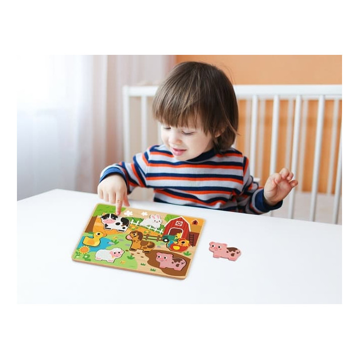 2Kids Toys Vkládací puzzle Farma
