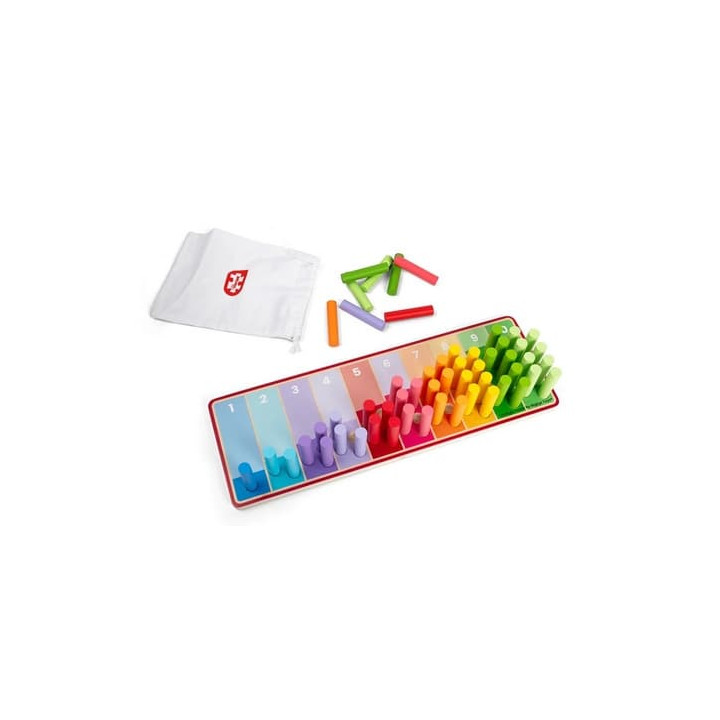 Bigjigs Toys Duhové počítací tyčinky