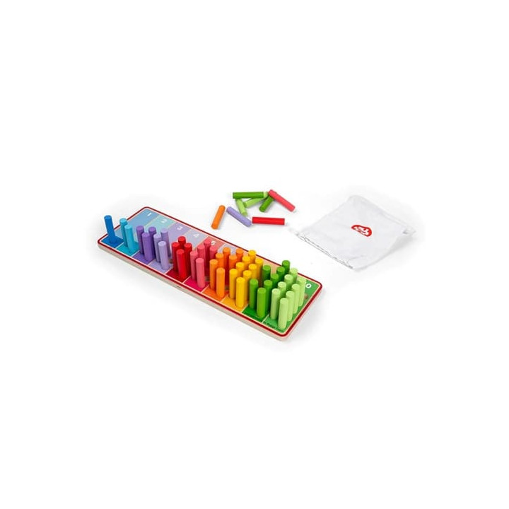 Bigjigs Toys Duhové počítací tyčinky