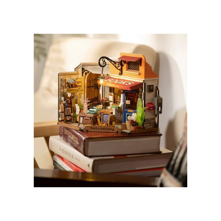 RoboTime Miniatura domečku Knihkupectví na rohu