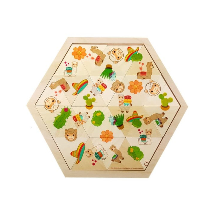 Hess Puzzle mozaika Lama 24 dílků