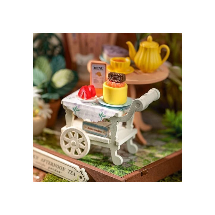 RoboTime Miniatura domečku Zahradní čajový koutek