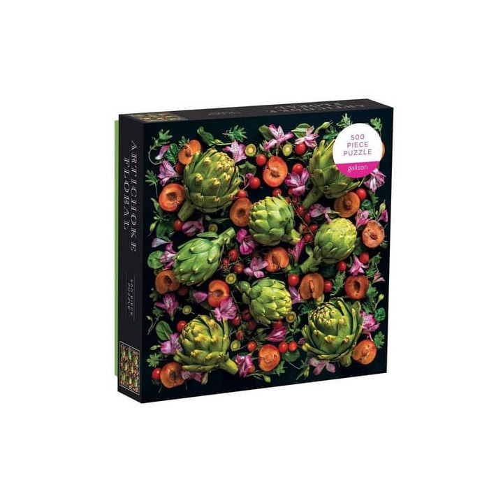 Galison Puzzle Artyčokové květy 500 dílků