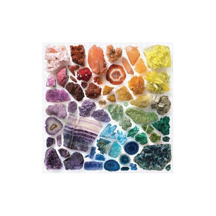 Galison Puzzle Duhové krystaly 500 dílků