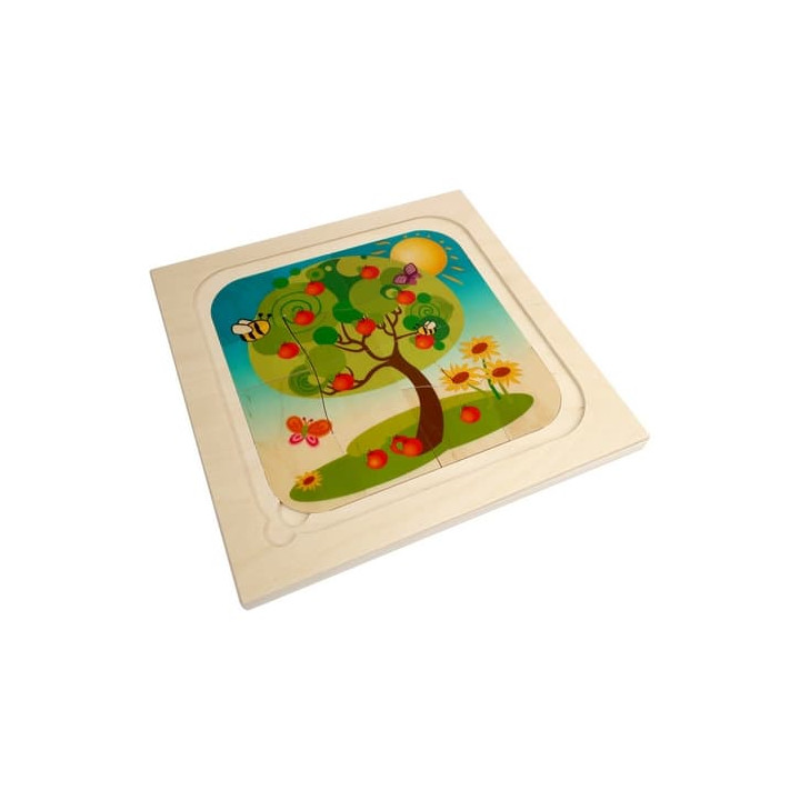 Hess Dřevěné puzzle roční období