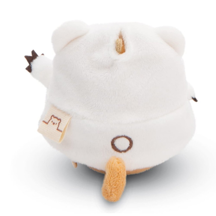 NICI plyš MyMochi Pejsek Hiro 8cm v kostýmu ledního medvěda a bubble tea,set dár. bal. 8,5x6,5x10cm