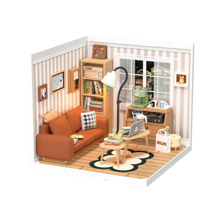 RoboTime miniatura domečku Útulný obývací pokoj