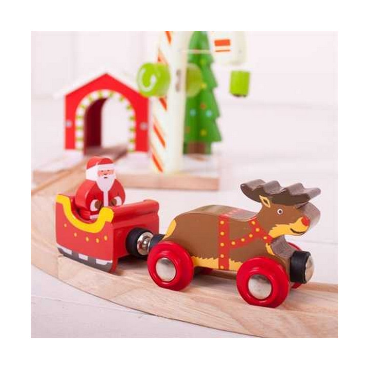 Bigjigs Rail Santovo spřežení + kolej