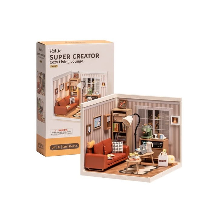 RoboTime miniatura domečku Útulný obývací pokoj