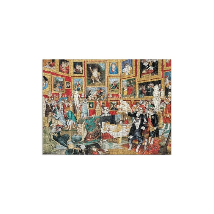 Galison Puzzle Tribuna Uffizi s kočkami 1500 dílků