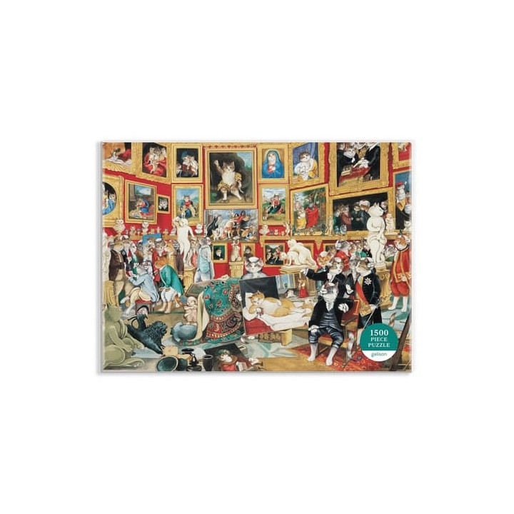 Galison Puzzle Tribuna Uffizi s kočkami 1500 dílků