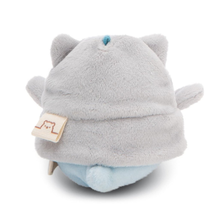 NICI plyš MyMochi Tučňák Waddle 8cm v kostýmu kočičky a kačenkou,set dárkové balení 8,5x6,5x10cm