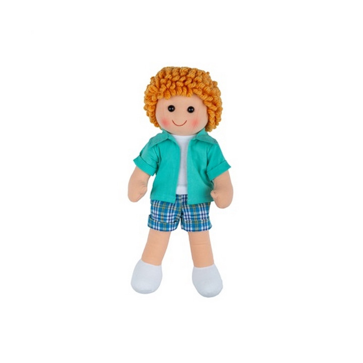 Bigjigs Toys Látková panenka Jacob 28 cm