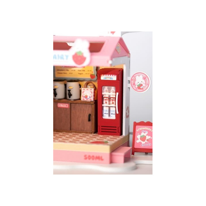 RoboTime miniatura domečku Mléčný bar Strawberry
