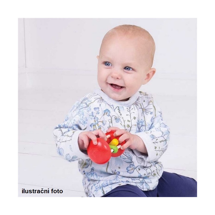 Bigjigs Baby Rolnička v duhové kleci