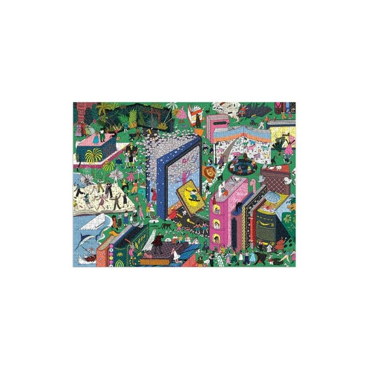 Galison Puzzle Knižní svět 1000 dílků