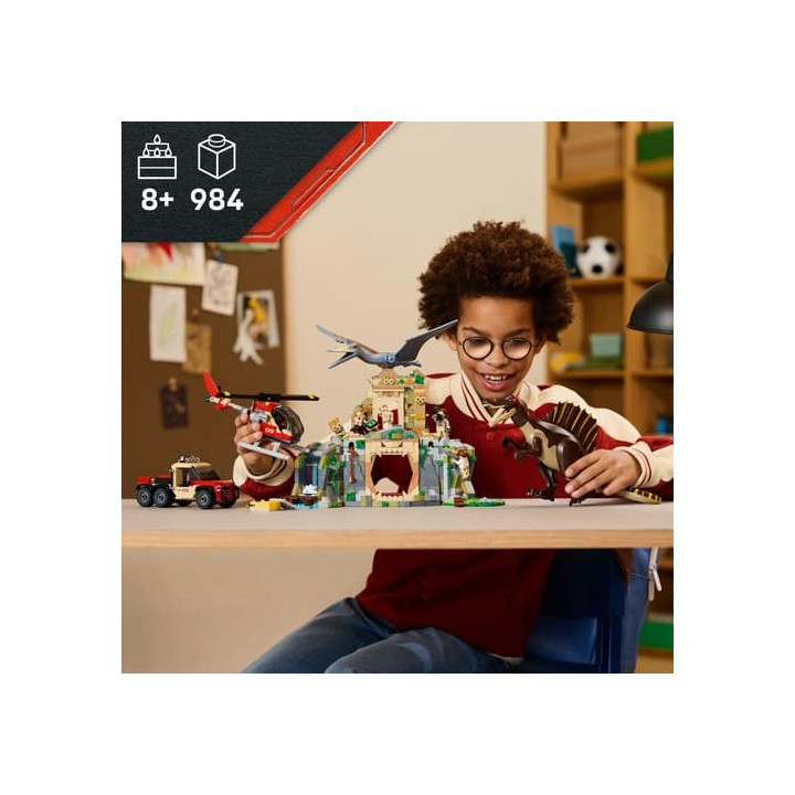 LEGO® Jurassic World 76976 Letecká mise se spinosaurem a quetzalcoatlem