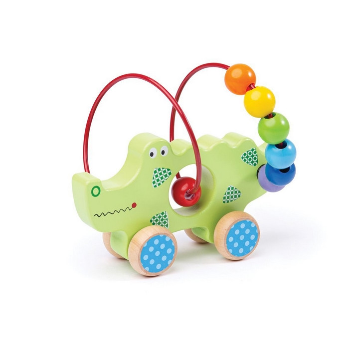 Bigjigs Baby Motorický labyrint krokodýl